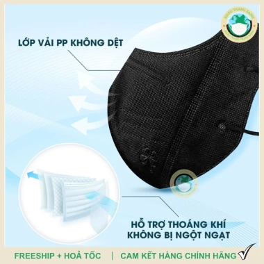 Set 100 khẩu trang 9A JULI 5 lớp form to Chống nắng UV, khói bụi, bảo vệ mặt, 72.000đ 8 Set 100 khẩu trang 9A JULI 5 lớp form to Chống nắng UV, khói bụi, bảo vệ mặt, 72.000đ 8