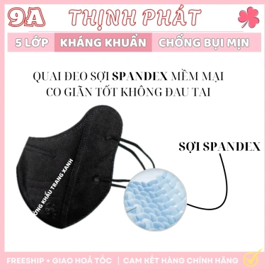 Set 100 khẩu trang 9A Thịnh Phát 5 lớp chống nắng, kháng khuẩn, khói bụi - 35.000đ 7