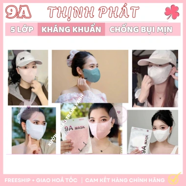 Set 100 khẩu trang 9A Thịnh Phát 5 lớp chống nắng, kháng khuẩn, khói bụi - 35.000đ 8