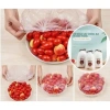 Set 100 màng bọc thực phẩm co giãn siêu dai có chun kèm túi gấu, mũ đầu dùng 1 lần tiện lợi, giá chỉ 19.000đ