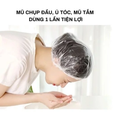 Set 100 màng bọc thực phẩm co giãn siêu dai có chun kèm túi gấu, mũ đầu dùng 1 lần tiện lợi, giá chỉ 19.000đ 2