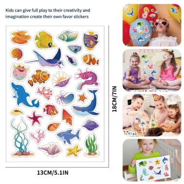 Set 100 sticker đại dương dễ thương - Decal dán trang trí học tập cho bé, chỉ 30.000đ 5 Set 100 sticker đại dương dễ thương - Decal dán trang trí học tập cho bé, chỉ 30.000đ 5