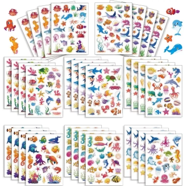 Set 100 sticker đại dương dễ thương - Decal dán trang trí học tập cho bé, chỉ 30.000đ 6 Set 100 sticker đại dương dễ thương - Decal dán trang trí học tập cho bé, chỉ 30.000đ 6