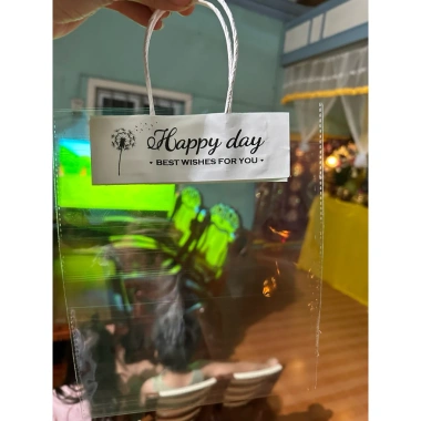 Set 100 túi + 50 túi đựng quà chữ Happy Day - Giá ưu đãi 105.000đ, không đổi trả