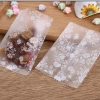 Set 100 Túi Đựng Bánh Cookie, Bánh Quy, Trà Hoa, Túi Trắng Mờ HOA HỒNG, Nhiều Kích Thước, Giá Ưu Đãi 16.000₫