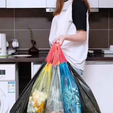 Set 100 Túi Đựng Rác Dây Rút 50x45cm PE Siêu Dai Siêu Bền Giá Ưu Đãi 20.000₫ 2