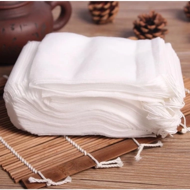 Set 100 túi lọc trà, cà phê, thảo dược dây rút không dệt - Tiện lợi, chỉ 22.000đ