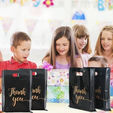 Set 100 Túi Nhựa Đựng Kẹo In Chữ Thank You Sinh Nhật Lễ Tạ Ơn 96.800 VND