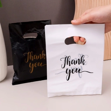 Set 100 Túi Nhựa Đựng Kẹo In Chữ Thank You Sinh Nhật Lễ Tạ Ơn 96.800 VND