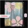 Set 100 túi nilon Đào Sweet - Bao bì đựng bánh kẹo trà hoa, giá chỉ 20.000₫ 9