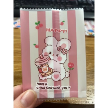 Set 100 túi nilon gấu dâu - Bao bì bánh kẹo, trà hoa, siêu bền, giảm còn 17.500đ