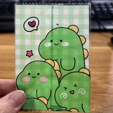 Set 100 túi nilon KHỦNG LONG, bao bì đựng bánh kẹo, trà hoa - Giá 17.000đ 2 Set 100 túi nilon KHỦNG LONG, bao bì đựng bánh kẹo, trà hoa - Giá 17.000đ 2