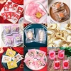Set 100 vỏ đựng bánh 7x10cm - Túi bánh quy, bông tuyết, trà, giá 35k