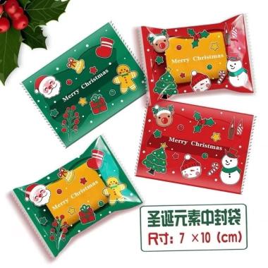 Set 100 vỏ đựng bánh 7x10cm - Túi bánh quy, bông tuyết, trà, giá 35k 9 Set 100 vỏ đựng bánh 7x10cm - Túi bánh quy, bông tuyết, trà, giá 35k 9