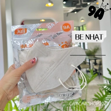 Set 100c Khẩu Trang 9A JULI 5 lớp kháng khuẩn, che kín gò má - Giá chỉ 11.999₫