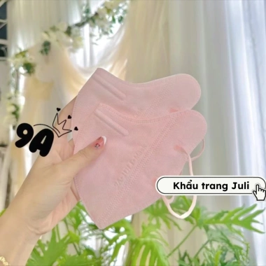 Set 100c Khẩu Trang 9A JULI 5 lớp kháng khuẩn, che kín gò má - Giá chỉ 11.999₫