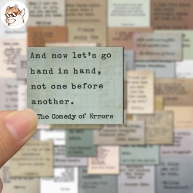 Set 10/20/50 sticker chống nước quote tiếng Anh dán bàn ghế laptop CN339 giá 25.000