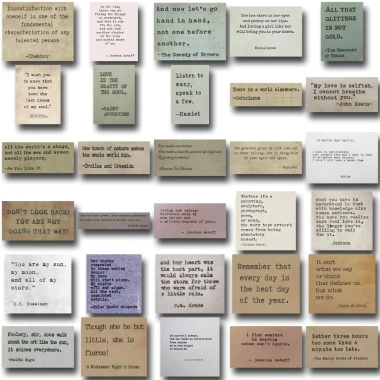 Set 10/20/50 sticker chống nước quote tiếng Anh dán bàn ghế laptop CN339 giá 25.000