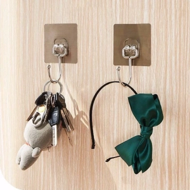 SET 10C Móc inox dán tường siêu dính TDG - xoay 180 độ đa năng treo đồ quần áo 2