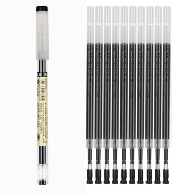Set 11 bút mực gel ngòi 0.35mm Đen/Xanh dương/Đỏ – Giá 27.000₫, giảm từ 32.940₫