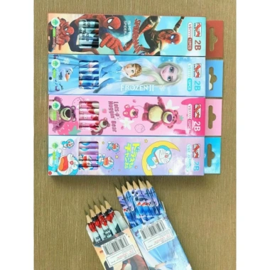 Set 12 cây bút chì siêu đáng yêu – Giá ưu đãi 27.500₫, viết mượt, màu tươi 2