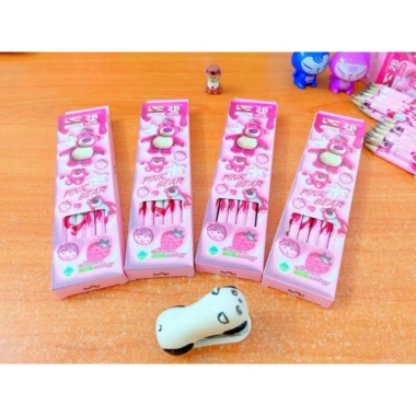 Set 12 cây viết chì Gấu Dâu siêu đáng yêu - Giá ưu đãi 33.500 VND, mua ngay 2
