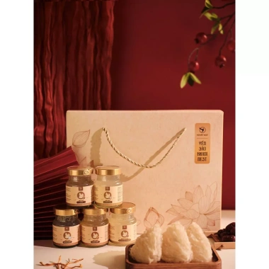 Set 12 Hũ Yến Chưng Sẵn Kha Di Nest 20% – Yến Sào Khánh Hòa Cao Cấp 70ml Quà Tặng 3