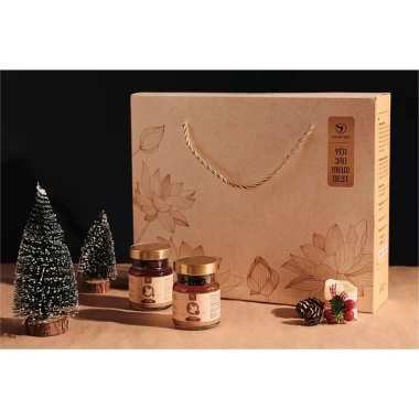 Set 12 Hũ Yến Chưng Sẵn Kha Di Nest 20% – Yến Sào Khánh Hòa Cao Cấp 70ml Quà Tặng 8
