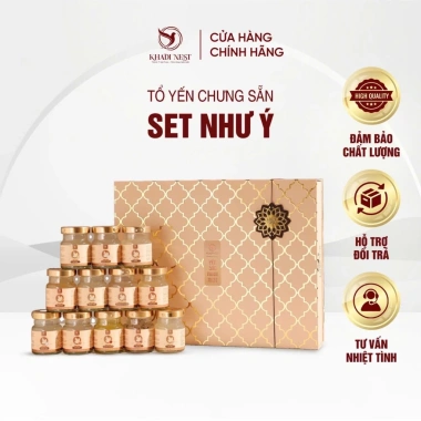 Set 12 Hũ Yến Chưng Sẵn Kha Di Nest 20% – Yến Sào Khánh Hòa Cao Cấp 70ml Quà Tặng 9