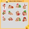 Set 12 Sticker Capybara Noel Decor Trang Trí Siêu Xinh - Giảm Giá, Chỉ 5.000₫ 2