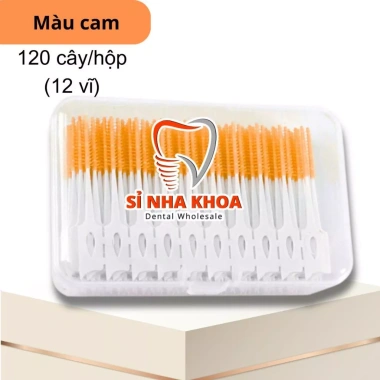 Set 120 Bàn Chải Kẽ Răng Silicon Mềm và Tăm Răng Chăm Sóc Răng Miệng 99.000₫ 6
