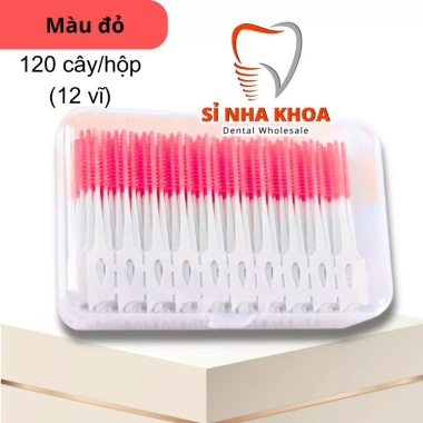 Set 120 Bàn Chải Kẽ Răng Silicon Mềm và Tăm Răng Chăm Sóc Răng Miệng 99.000₫ 9
