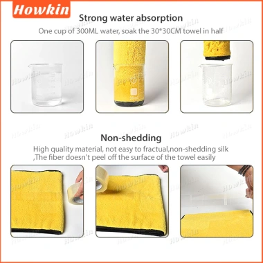 Set 1/3/5 Khăn Lau Xe Chuyên Dụng 30x30cm Giá 25.080₫ - Thấm Hút Nhanh, Đa Dụng