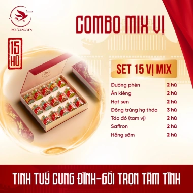 Set 15 Hũ Tổ Yến Sào Ngự Cung Yến Tươi - Quà Tặng Cao Cấp Biếu Tết, Ưu Đãi 1.05 Triệu 3