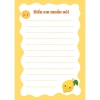 Set 15 phiếu A5 Điều Em Muốn Nói – Nhiều mẫu viết ước mơ, mục tiêu, lời muốn nói, Giá 19.000 VND 5