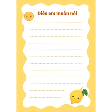 Set 15 phiếu A5 Điều Em Muốn Nói – Nhiều mẫu viết ước mơ, mục tiêu, lời muốn nói, Giá 19.000 VND 5