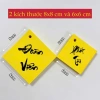 Sét 150 thẻ thư pháp hình thoi trang trí Tết - Combo thiệp đỏ hình thoi cây đào mai, chỉ 18.000đ 4