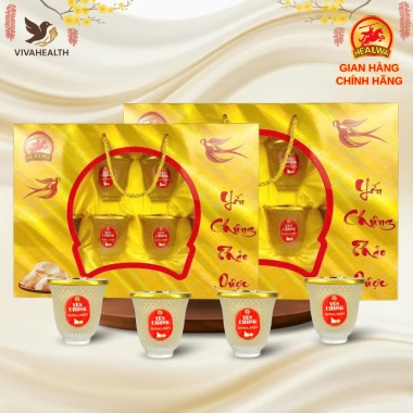 Set 16 ly yến chưng đường phèn cao cấp - ly thủy tinh miệng rộng sang trọng, dễ thưởng thức - Giá 456.000 VND 4