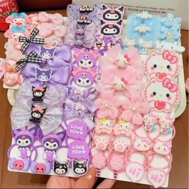 Sét 18 chùm hoạt hình cột tóc dễ thương - Giá giảm 42.000 VND, phụ kiện thời trang 3 Sét 18 chùm hoạt hình cột tóc dễ thương - Giá giảm 42.000 VND, phụ kiện thời trang 3