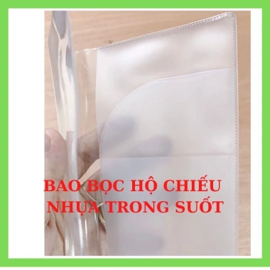 Set 2 bao bọc hộ chiếu nhựa PVC trong suốt - Giá ưu đãi 21.853₫ 3