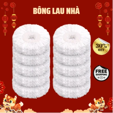 Sét 2 Bông Lau Nhà Chổi Xoay 360 độ - Bông Lau Cao Cấp, Giá 50.000 VND giảm từ 65.000 3 Sét 2 Bông Lau Nhà Chổi Xoay 360 độ - Bông Lau Cao Cấp, Giá 50.000 VND giảm từ 65.000 3