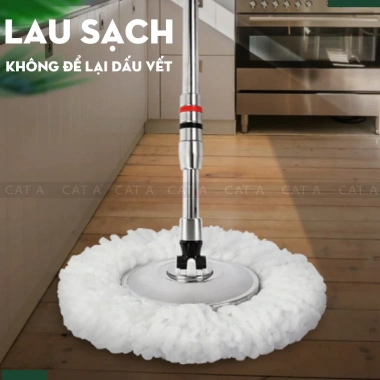 Sét 2 Bông Lau Nhà Chổi Xoay 360 độ - Bông Lau Cao Cấp, Giá 50.000 VND giảm từ 65.000