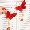 Set 2 cánh bướm đỏ kim tuyến + tag hỷ - Trang trí phòng cưới, lễ tết, hộp quà tặng, giá chỉ 6.800₫ 10