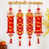 Set 2 Câu Đối Nhung Đỏ Trang Trí Tết 2.026 - Treo Cửa May Mắn Giá 80.000 VND
