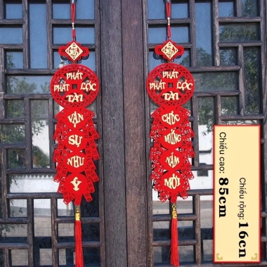 Set 2 Câu Đối Trang Trí Tết 2.026 May Mắn - Dây Treo Tường, Giá 159.000 VND