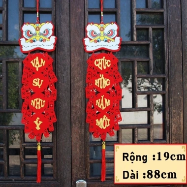 Set 2 Câu Đối Trang Trí Tết 2.026 May Mắn - Dây Treo Tường, Giá 159.000 VND
