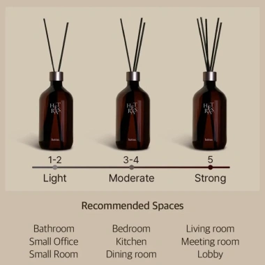 Set 2 Chai Khuếch Tán Tinh Dầu Thơm Phòng Hetras Diffuser - Giá ưu đãi 655.000 VNĐ 2