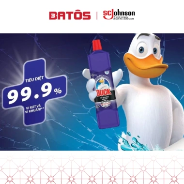 Set 2 chai Nước tẩy nhà tắm Duck Pro 900ml Siêu tẩy diệt 99,9% vi khuẩn, giá 39.700đ 7