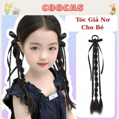 Set 2 Chiếc Tóc Giả Nơ Xoắn Mix và Ruy Băng 35cm Phong Cách Hàn Quốc Cho Bé Gái 5 Set 2 Chiếc Tóc Giả Nơ Xoắn Mix và Ruy Băng 35cm Phong Cách Hàn Quốc Cho Bé Gái 5