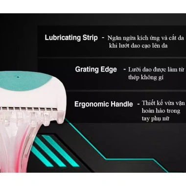 Set 2 Dao Cạo Bikini Kai Nhựa - Razor An Toàn, Cạo Mượt, Giá Ưu Đãi 47.000đ 2